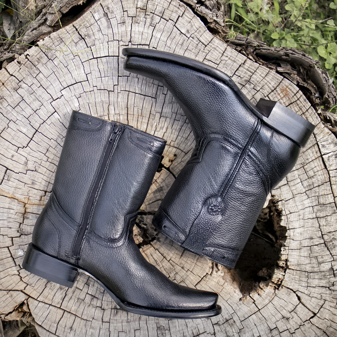 Bota Vaquera Armenta en Piel de Venado