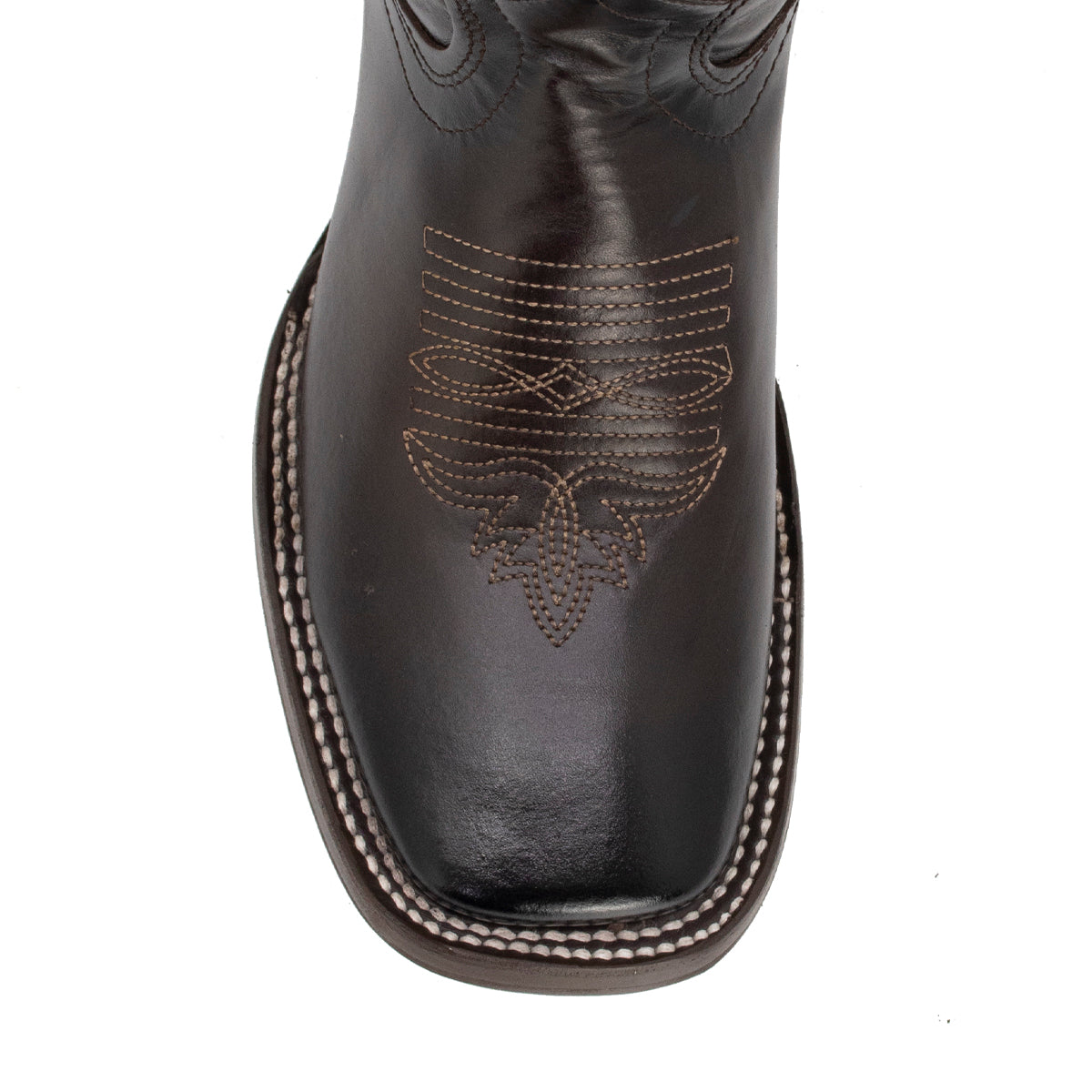 Bota Vaquera Tania en Piel Pull Up