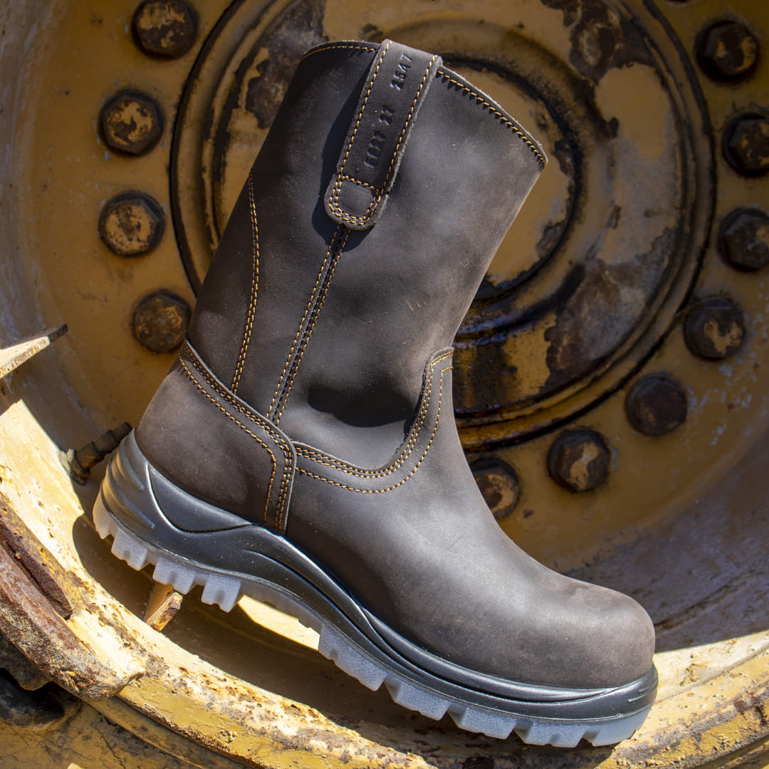 Bota de Seguridad Industrial Armada en Piel Vacuna
