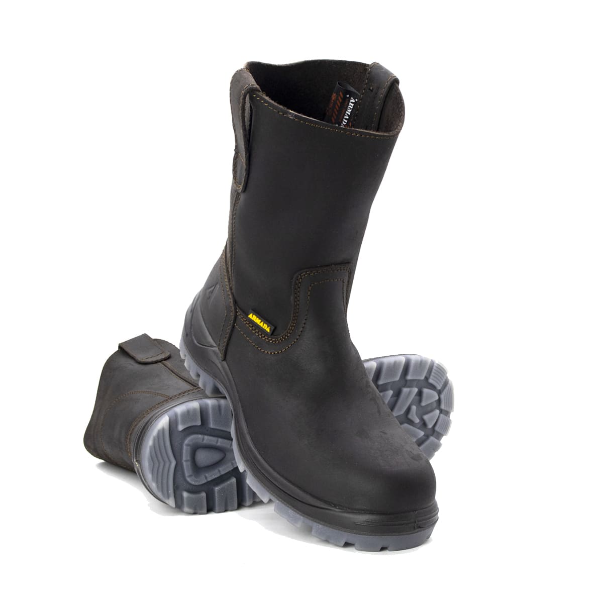 Bota de Seguridad Industrial Armada en Piel Vacuna