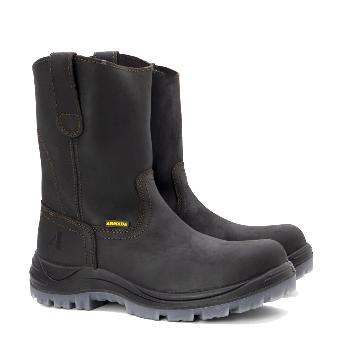 Bota de Seguridad Industrial Armada en Piel Vacuna