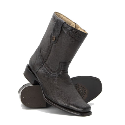 Bota Vaquera Armenta en Piel de Venado
