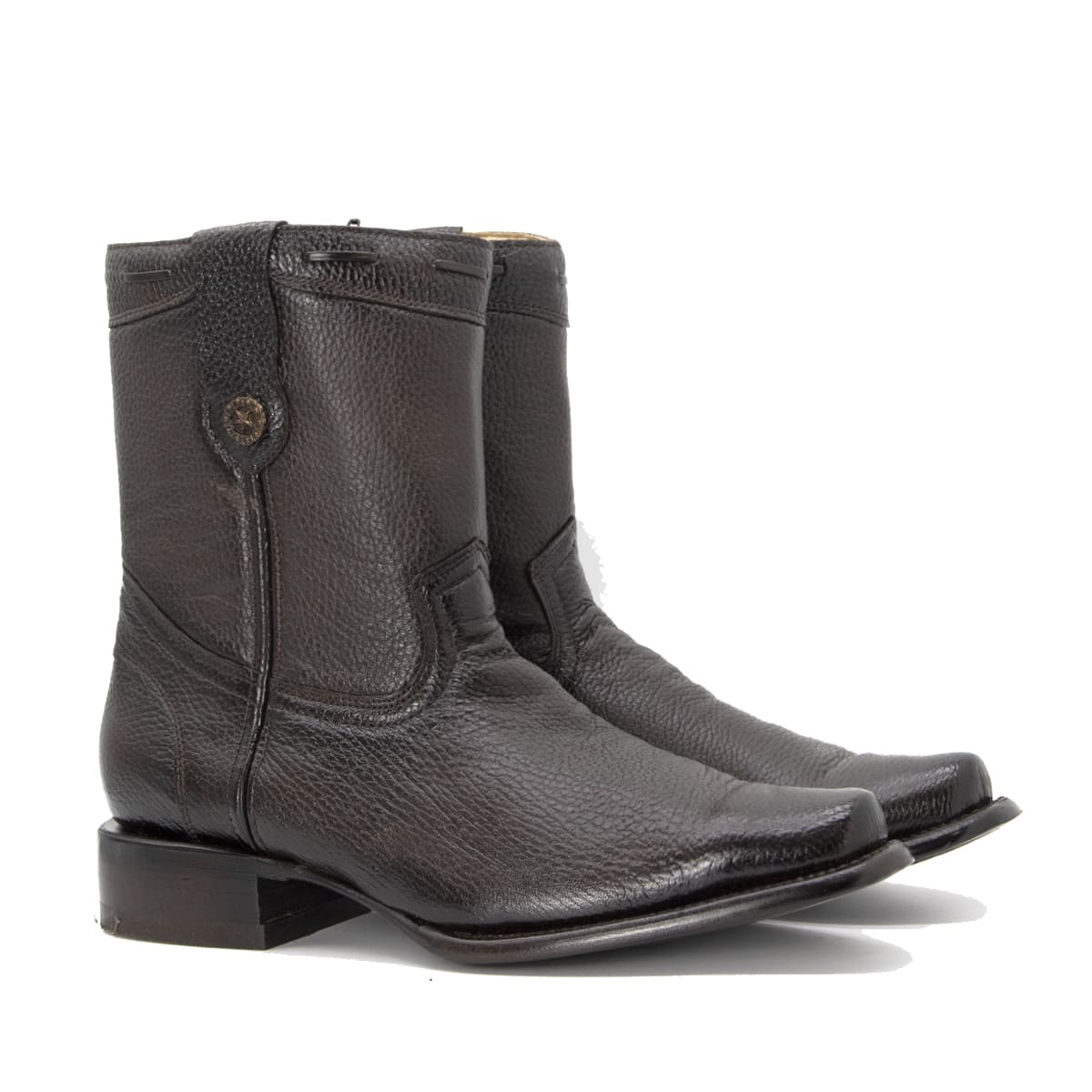 Bota Vaquera Armenta en Piel de Venado
