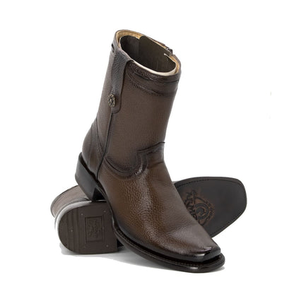 Bota Vaquera Armenta en Piel de Venado