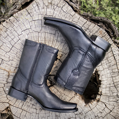 Bota Vaquera Armenta en Piel de Venado