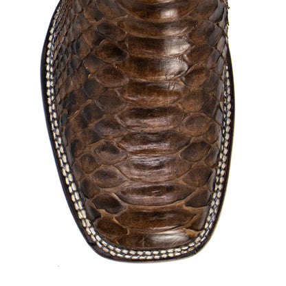 Bota Vaquera Boston Phyton Bordado Fino