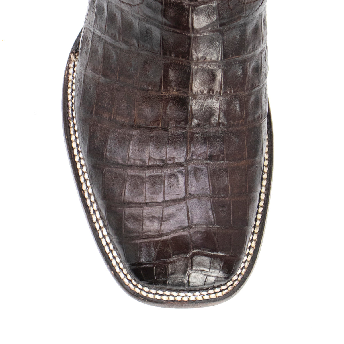 Bota Piel Exotica de Cocodrilo Modelo Caimán Bulldog