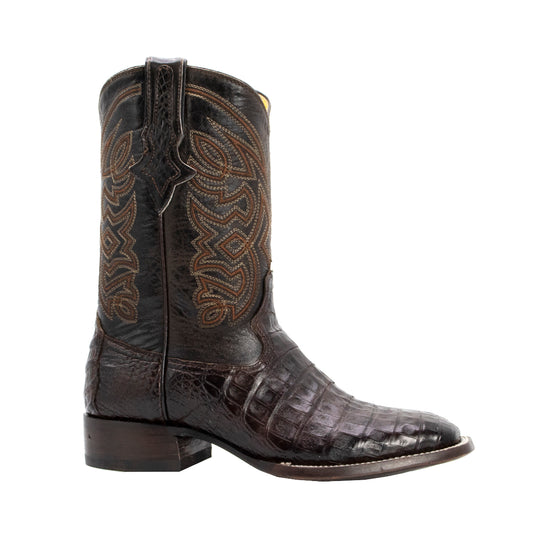 Bota Piel Exotica de Cocodrilo Modelo Caimán Bulldog