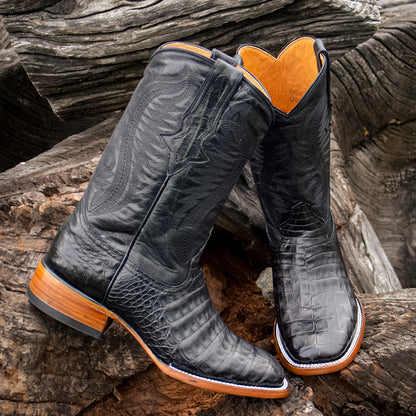 Bota Piel Exotica de Cocodrilo Modelo Caimán Bulldog