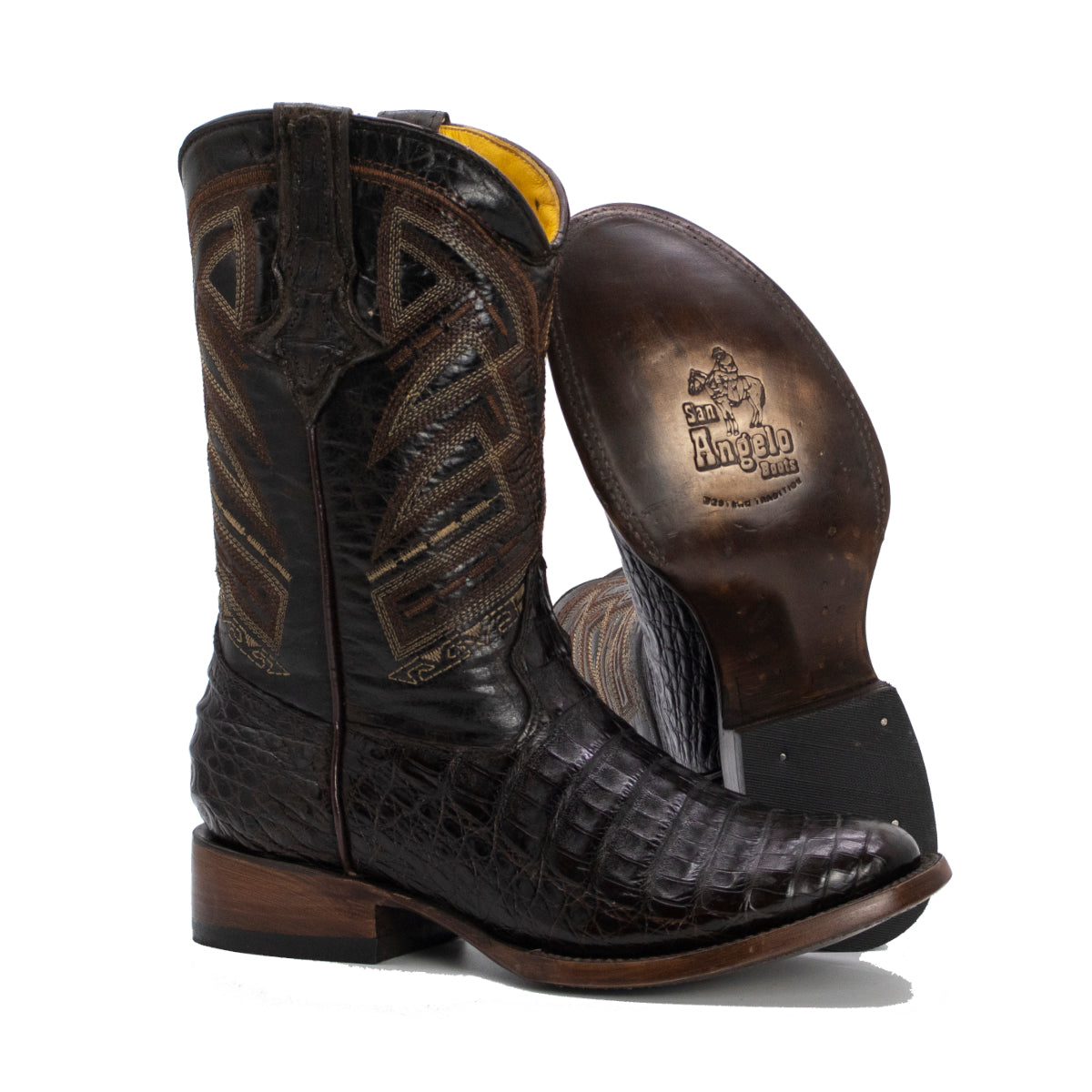 Bota de Cocodrilo Modelo Caiman Oval