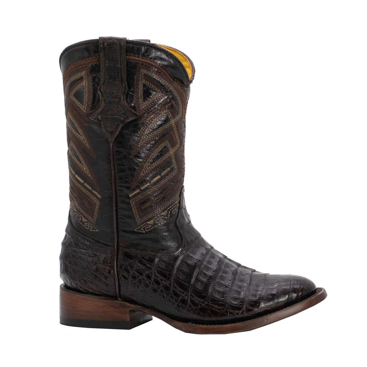 Bota de Cocodrilo Modelo Caiman Oval
