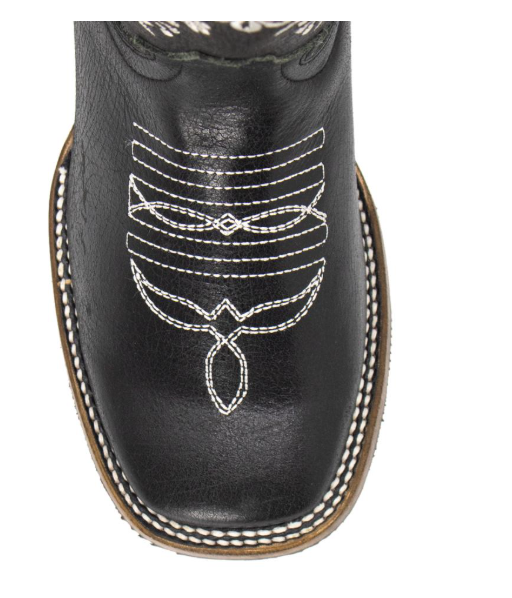 Bota Vaquera Jade en Piel Pull Up