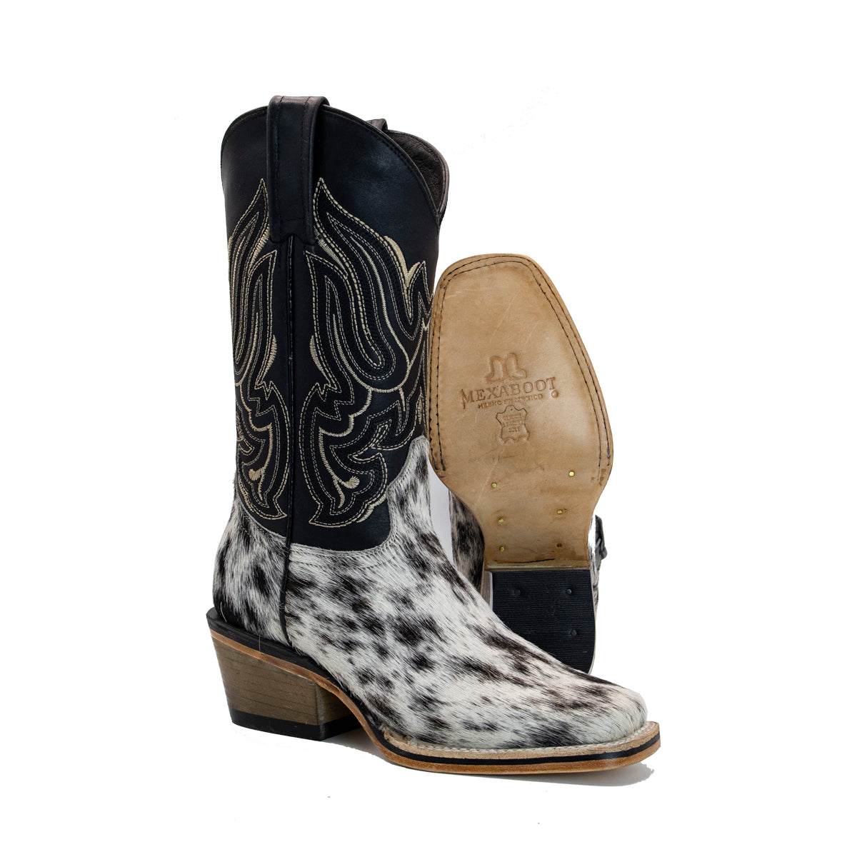 Bota Dalila Pelo Natural de Vaca