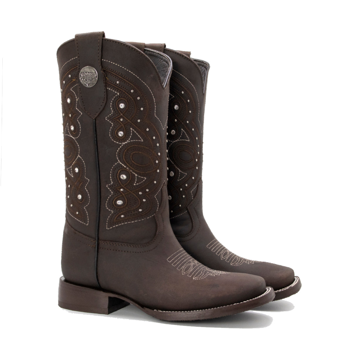 Bota de Dama Ivana Con Bordado