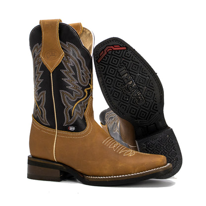 Bota Vaquera Larry Piel Vacuno