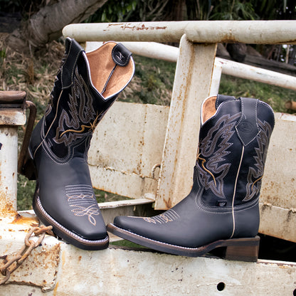 Bota Vaquera Larry Piel Vacuno