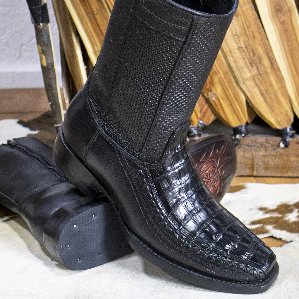 Bota Vaquera Elegante Cocodrilo