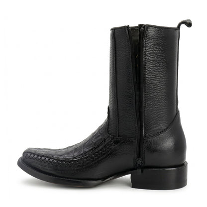 Bota Vaquera Elegante Cocodrilo