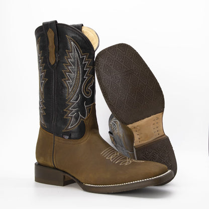Bota Vaquera Malboro en Piel Crazy Floter