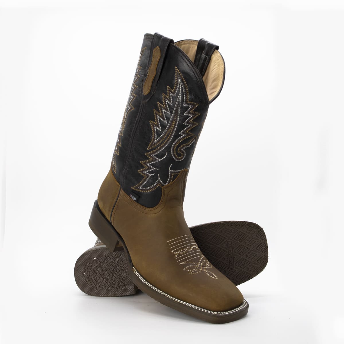 Bota Vaquera Malboro en Piel Crazy Floter