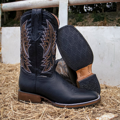 Bota Vaquera Malboro en Piel Crazy Floter
