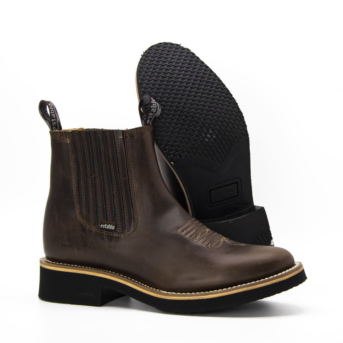 Botín Vaquero MOD 980 en Piel Crazy
