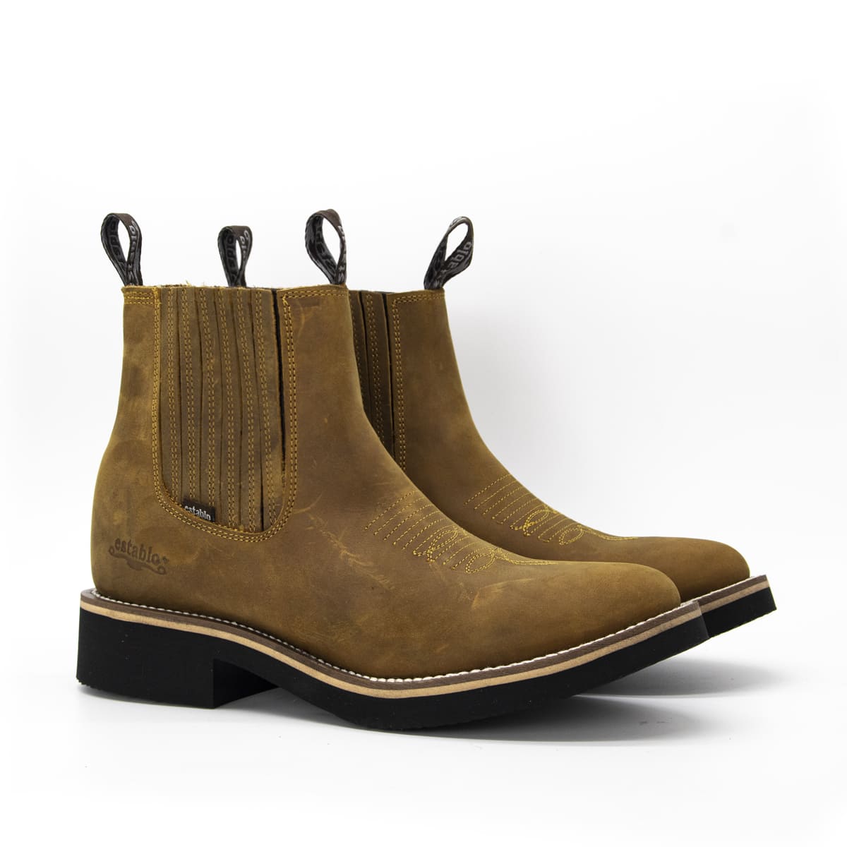 Botín Vaquero MOD 980 en Piel Crazy