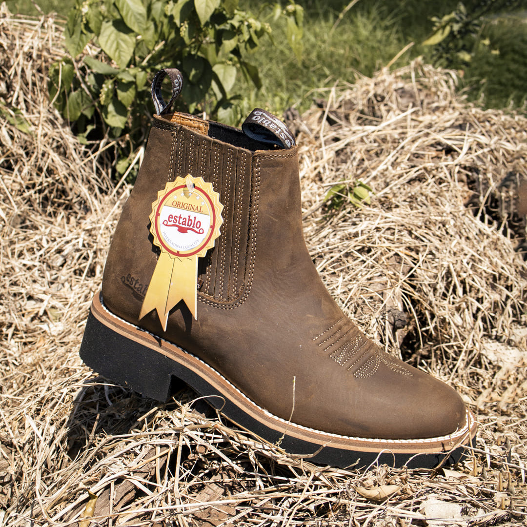 Botín Vaquero MOD 980 en Piel Crazy