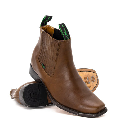 Botin Roster con Suela de Cuero