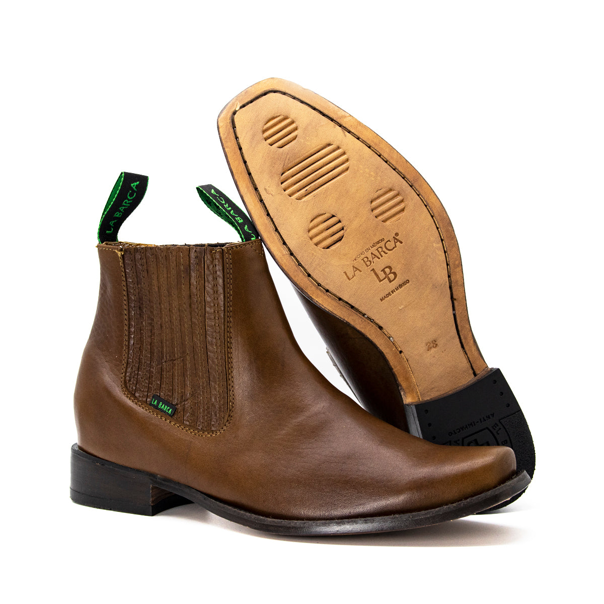 Botin Roster con Suela de Cuero