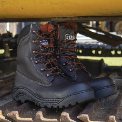 Bota de Seguridad Industrial T-Elastómero de 8 Pulgadas