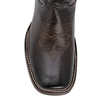 Bota Vaquera Tania en Piel Pull Up