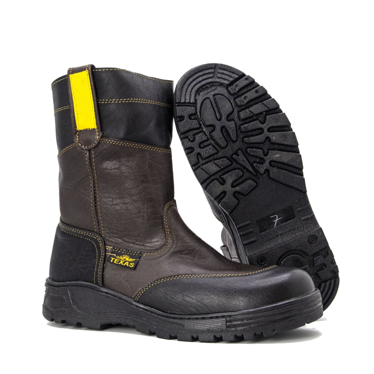 Bota de Seguridad Industrial Texas en Piel Vacuna
