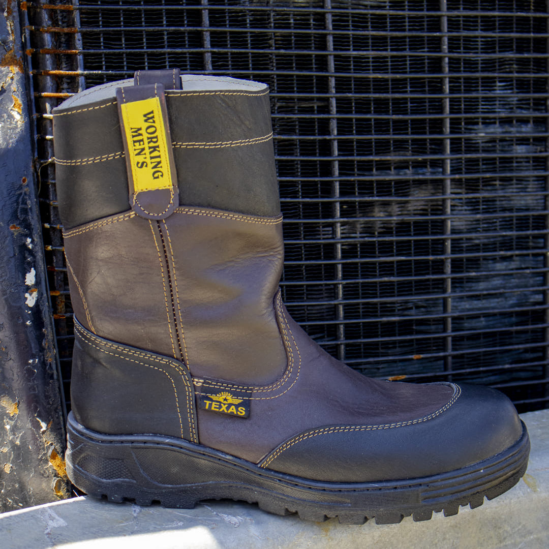 Bota de Seguridad Industrial Texas en Piel Vacuna
