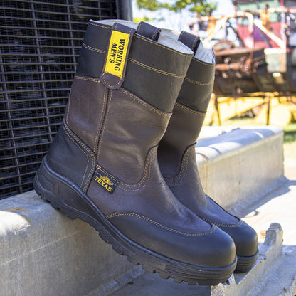 Bota de Seguridad Industrial Texas en Piel Vacuna