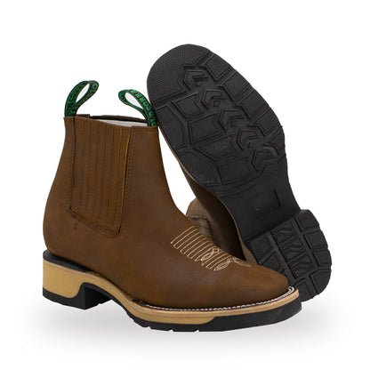 Botin Vaquero Yucon con Bordado Chilena